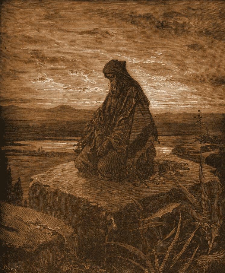 Gustave Doré engraving: isaiah.