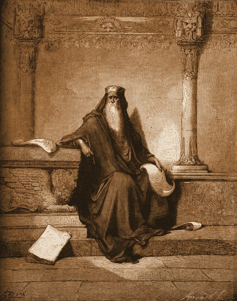 Gustave Doré engraving: solomon.